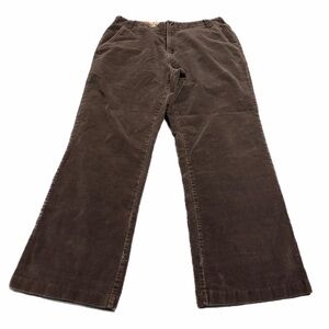 90s/Y2K Vintage Erika & Co Corduroy Flare Pants (Chocolate Brown) Size 14